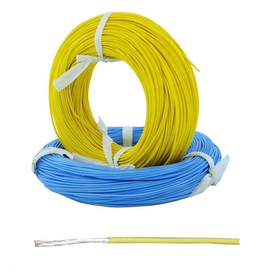 Kalite  Yellow Color PTFE Insulated Wires 8 12 18 20 26 28 30 Awg PTFE Wire Fabrika