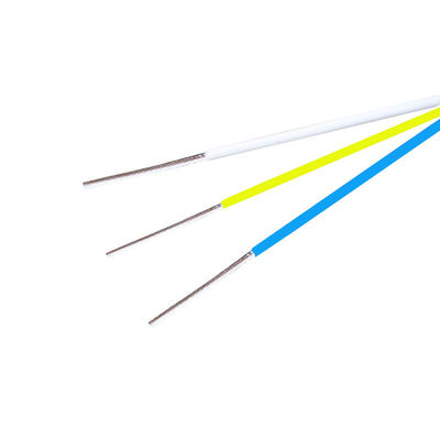 Yüksek sıcaklıklı Gümüşlü Bakır PFA yalıtımlı tel, birden fazla AWG Boyutu AC600V ve 1-5 çekirdek seçenekleri ile