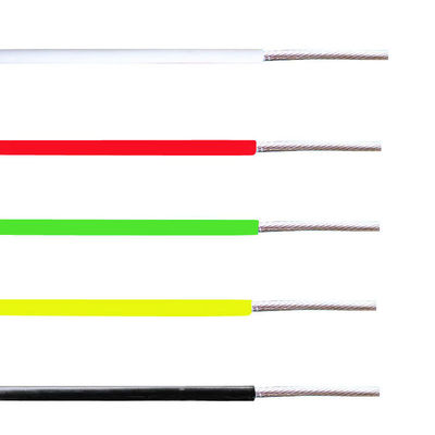 Gümüş Kaplamalı Bakır PFA Yalıtımlı Bağlantı Teli, 1-5 Çekirdek Seçeneği ve Yüksek Sıcaklık Uygulamaları için 0,05-6mm2 Boyut Aralığı