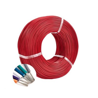 Isıya Dayanıklı 600V Anma Gerilimli Gümüş Kaplamalı Örgülü İletkenli PFA Yalıtımlı Kablo 16 18 26 Ölçü