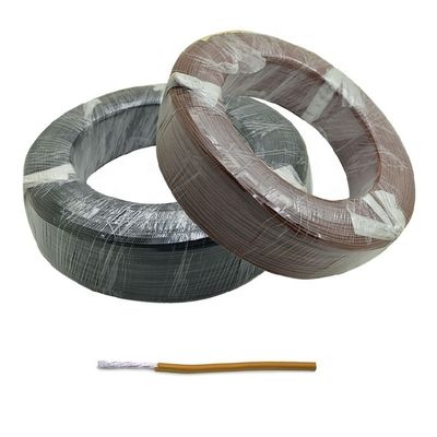 24awg 19/36 Kimyasal direnci olan ve 9 renkte bulunan ipli PFA yalıtımlı gümüş kaplama bakır tel