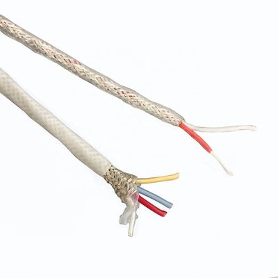 4 çekirdek Fluoroplastik koruma kablosu Gümüş kaplama örgü FEP PFA PTFE yalıtım tel