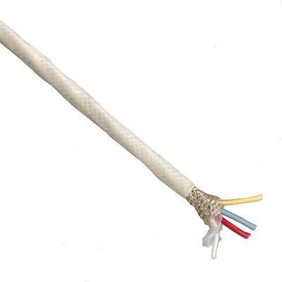 4 çekirdek Fluoroplastik koruma kablosu Gümüş kaplama örgü FEP PFA PTFE yalıtım tel