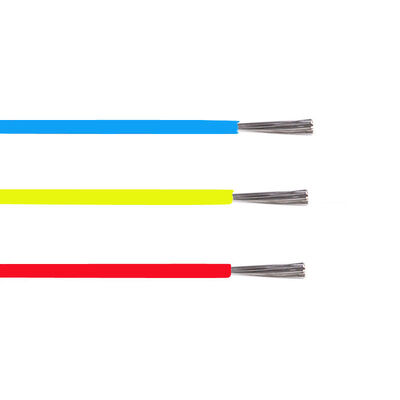 4 çekirdek Fluoroplastik koruma kablosu Gümüş kaplama örgü FEP PFA PTFE yalıtım tel