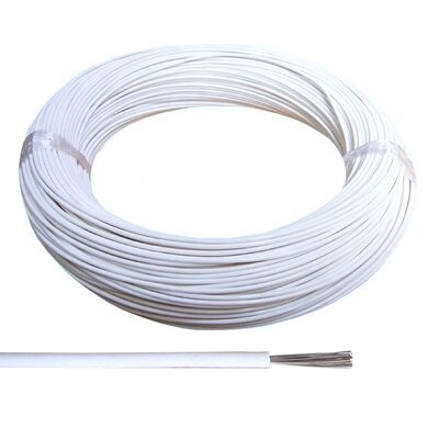 4 çekirdek Fluoroplastik koruma kablosu Gümüş kaplama örgü FEP PFA PTFE yalıtım tel