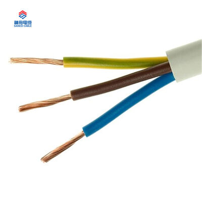 Çin Tedarik 3 çekirdek 2.5 mm PVC Elektrik Kablo Tel H05VV-F