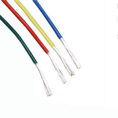 Elektrik PTFE İzoleli Teller Bakır Tel Isı Direnci Çeşitli Renkler