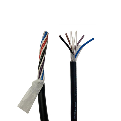 24 Awg PUR Kablolar PUR 4 Çekirdekli Elektrik Kablosu Isıya Dayanıklı PVC İzolasyon