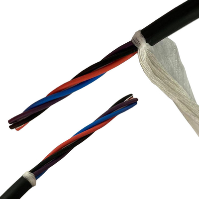 0.75mm Çok İletkenli PVC İzoleli Kılıflı Kablo 4 Damarlı
