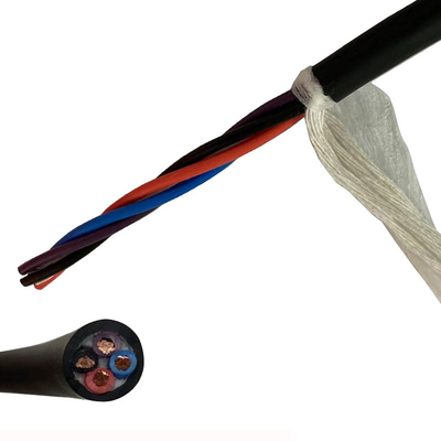 0.75mm Çok İletkenli PVC İzoleli Kılıflı Kablo 4 Damarlı
